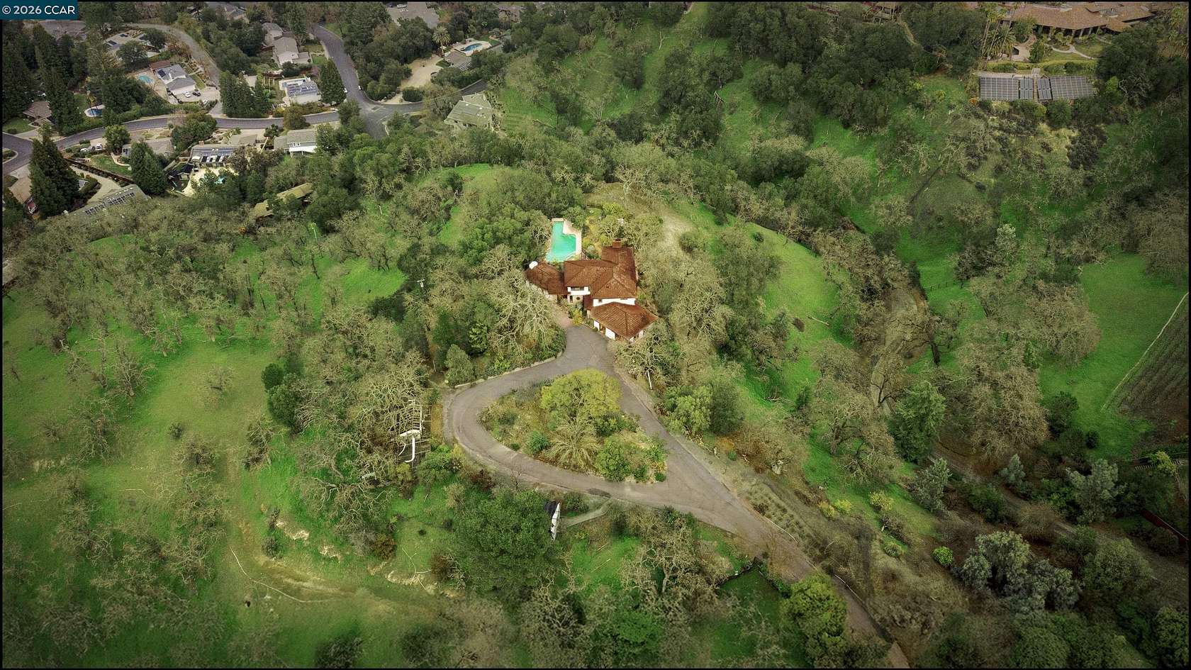 14.6 Acres of Land with Home for Sale in Alamo, California