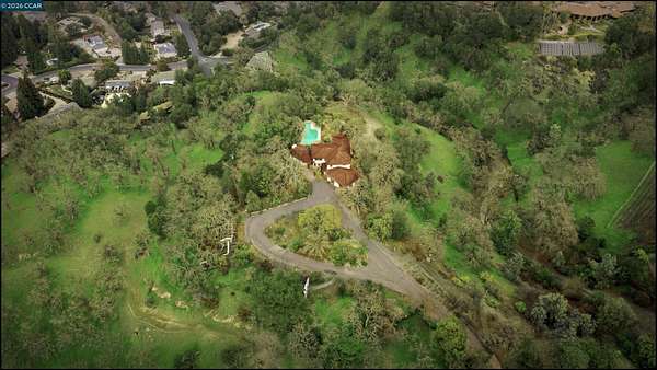 14.6 Acres of Land with Home for Sale in Alamo, California