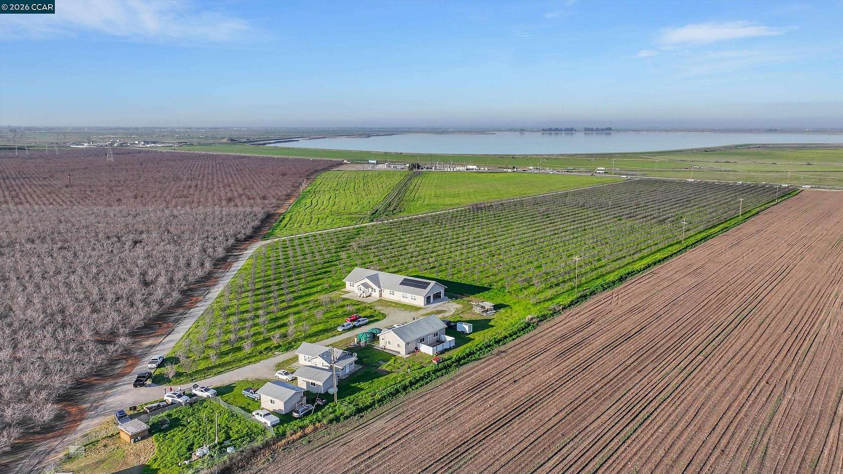 20 Acres of Agricultural Land with Home for Sale in Byron, California