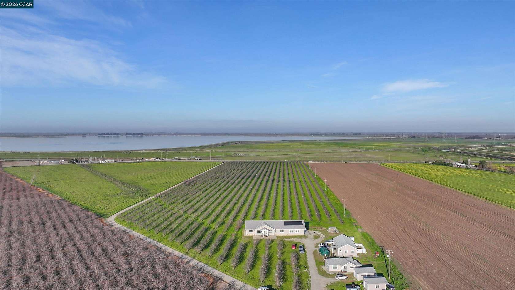 20 Acres of Agricultural Land with Home for Sale in Byron, California