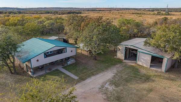 63 Acres of Land with Home for Sale in Jacksboro, Texas