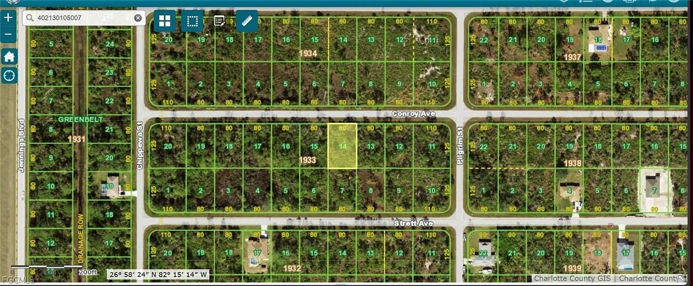 0.23 Acres of Residential Land for Sale in Port Charlotte, Florida