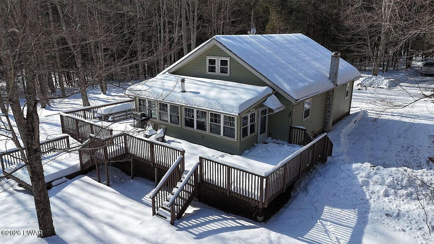 21.4 Acres of Recreational Land with Home for Sale in Damascus, Pennsylvania