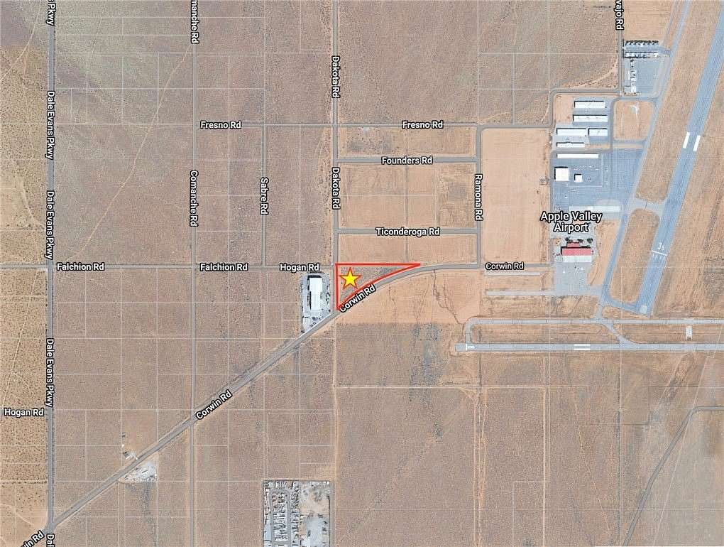 2.5 Acres of Commercial Land for Sale in Apple Valley, California