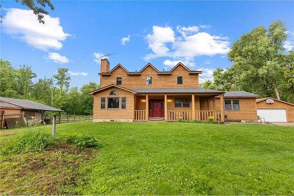 9.72 Acres of Land with Home for Sale in Belle Plaine Township, Minnesota