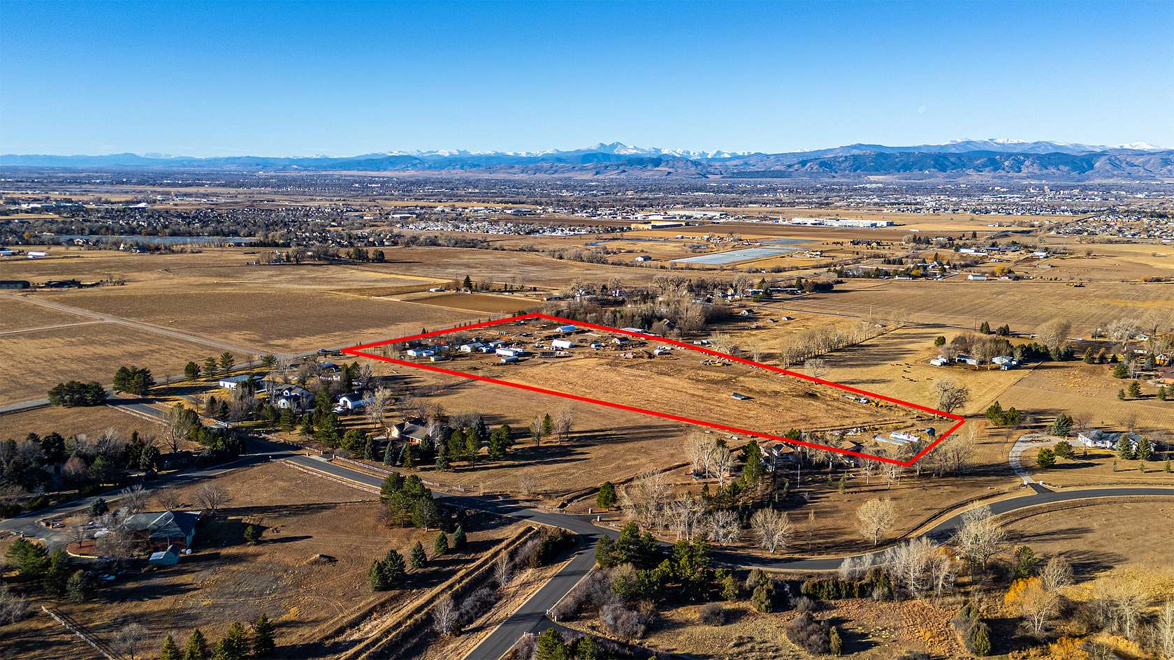 14.6 Acres of Land with Home for Sale in Fort Collins, Colorado