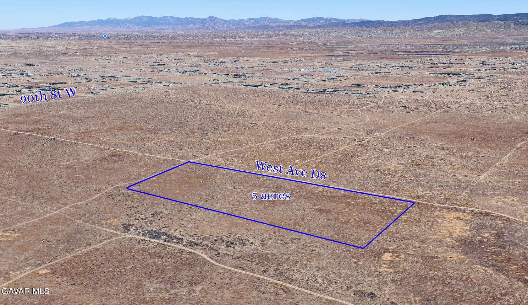 5 Acres of Land for Sale in Lancaster, California