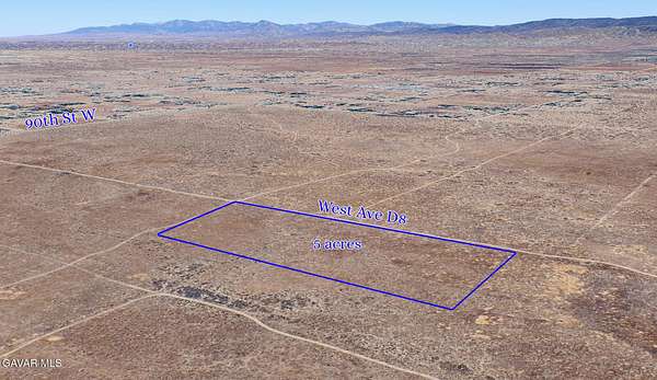 5 Acres of Land for Sale in Lancaster, California