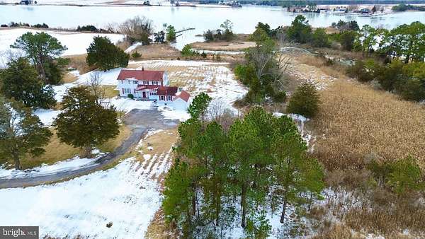 8.3 Acres of Residential Land with Home for Sale in Cambridge, Maryland
