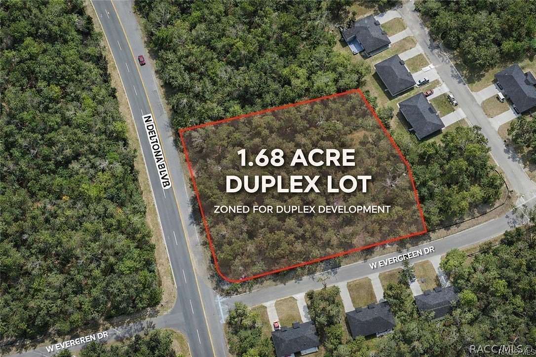 1.68 Acres of Residential Land for Sale in Citrus Springs, Florida