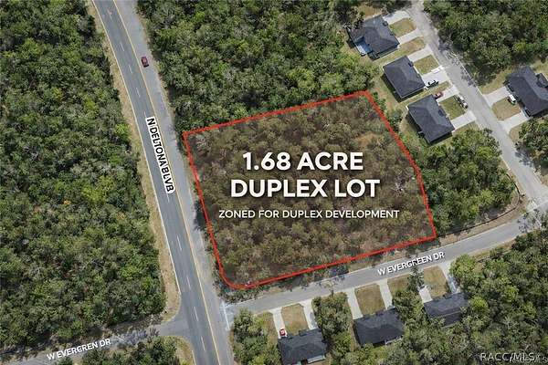 1.68 Acres of Residential Land for Sale in Citrus Springs, Florida