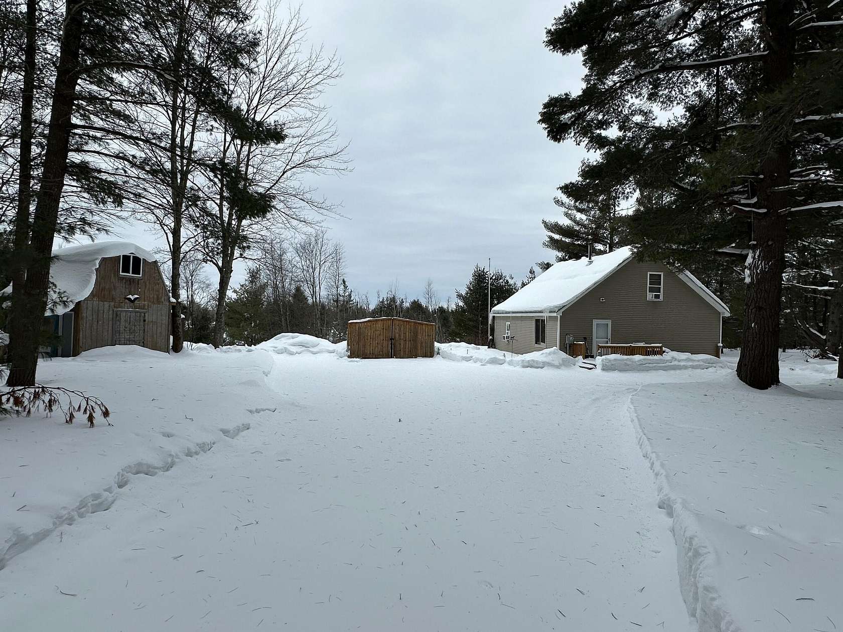 10 Acres of Land with Home for Sale in Gaylord, Michigan