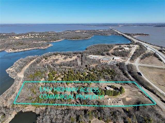 12.7 Acres of Improved Commercial Land for Sale in Eufaula, Oklahoma