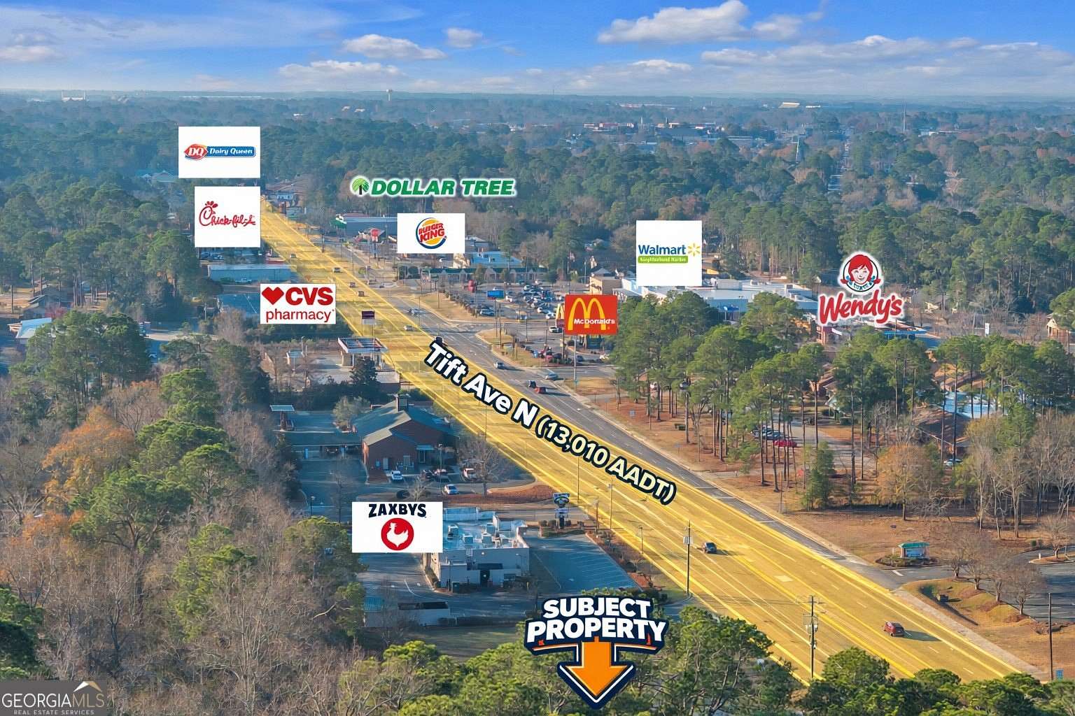 0.66 Acres of Commercial Land for Lease in Tifton, Georgia