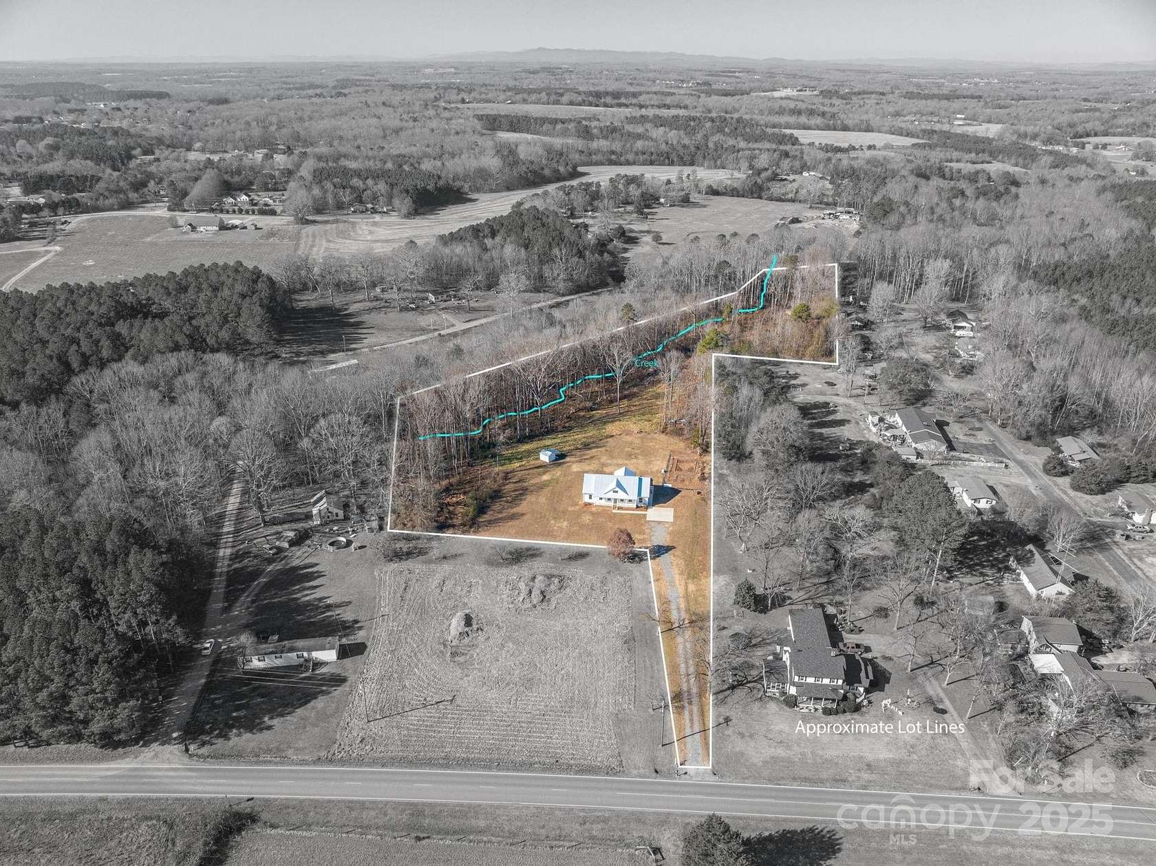 7 Acres of Residential Land with Home for Sale in Lincolnton, North Carolina