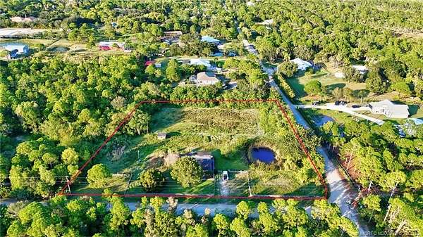 2.5 Acres of Residential Land with Home for Sale in Port St. Lucie, Florida