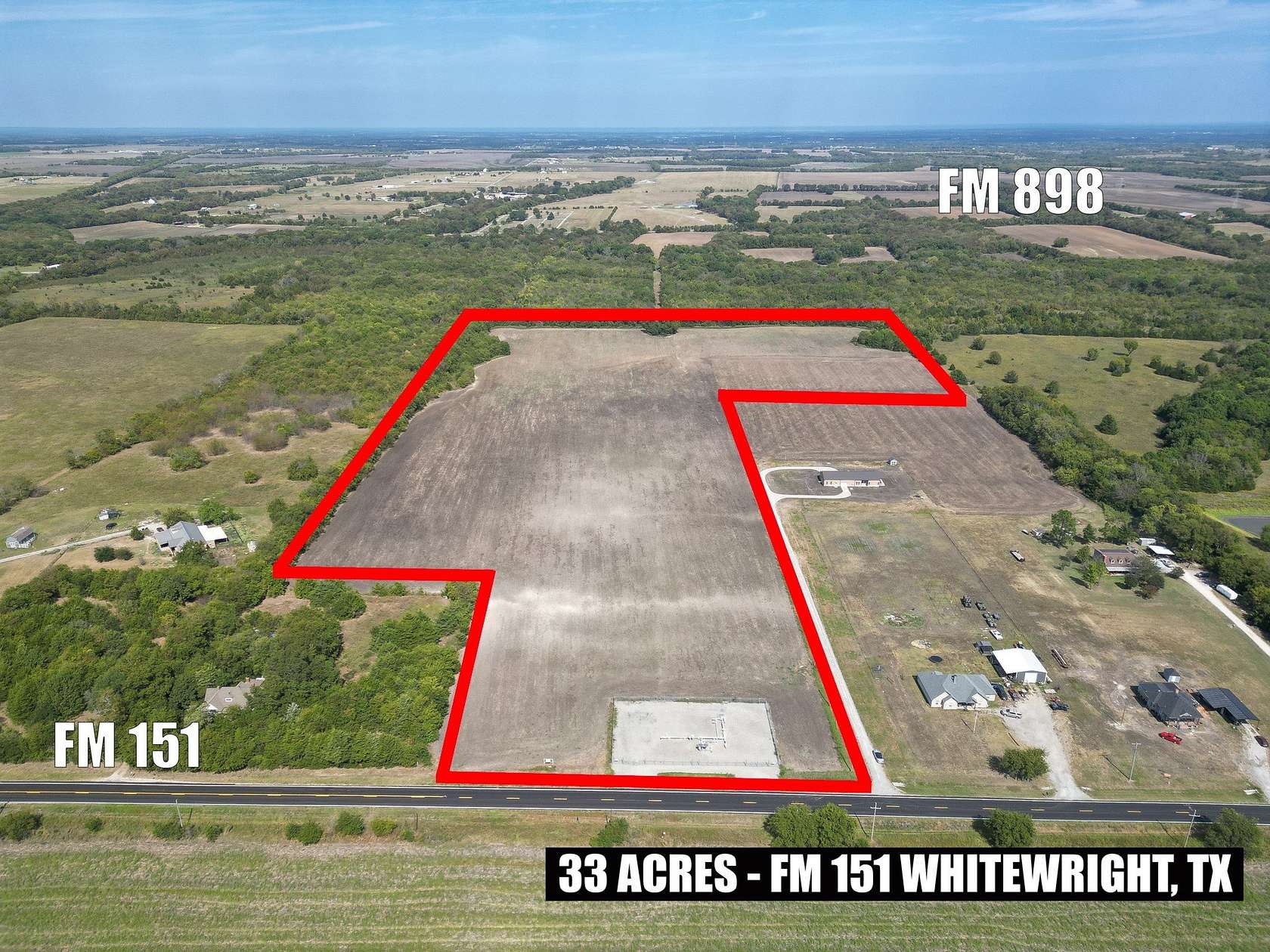 33.8 Acres of Commercial Land for Sale in Whitewright, Texas