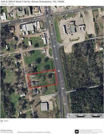 1.39 Acres of Commercial Land for Sale in Mount Enterprise, Texas