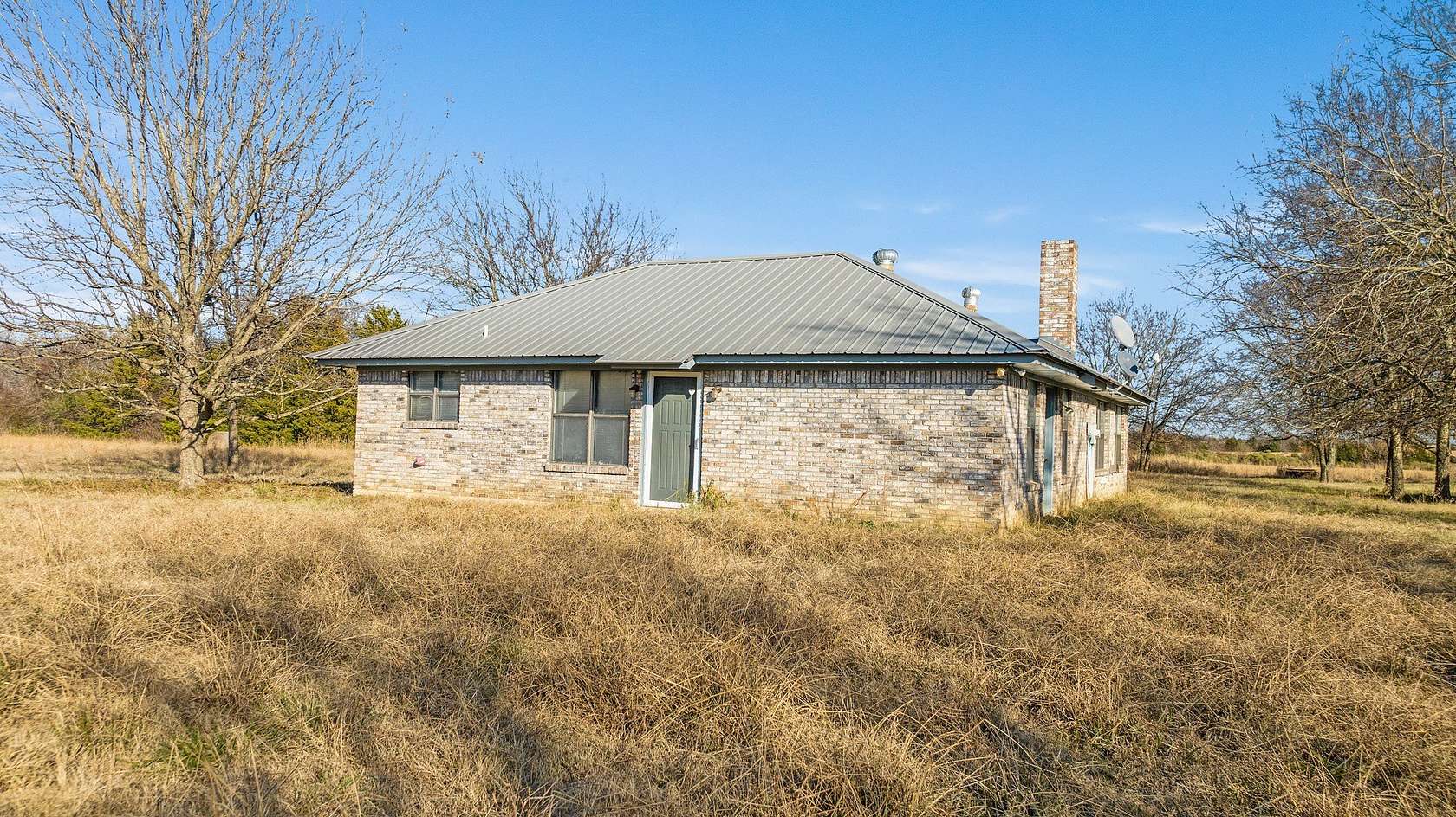 6.12 Acres of Land with Home for Sale in Brookston, Texas