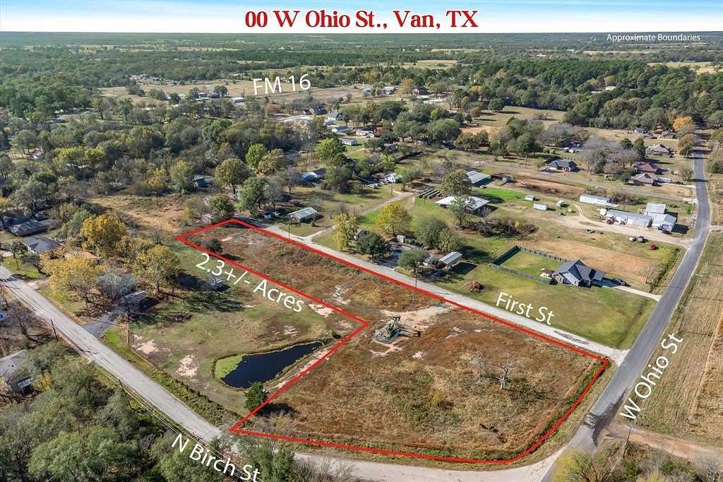 2.62 Acres of Residential Land for Sale in Van, Texas