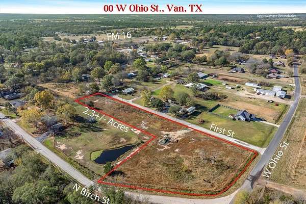 2.62 Acres of Residential Land for Sale in Van, Texas