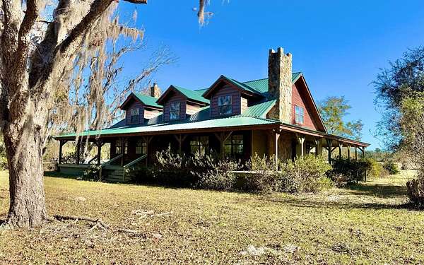 8.5 Acres of Land with Home for Sale in Wellborn, Florida