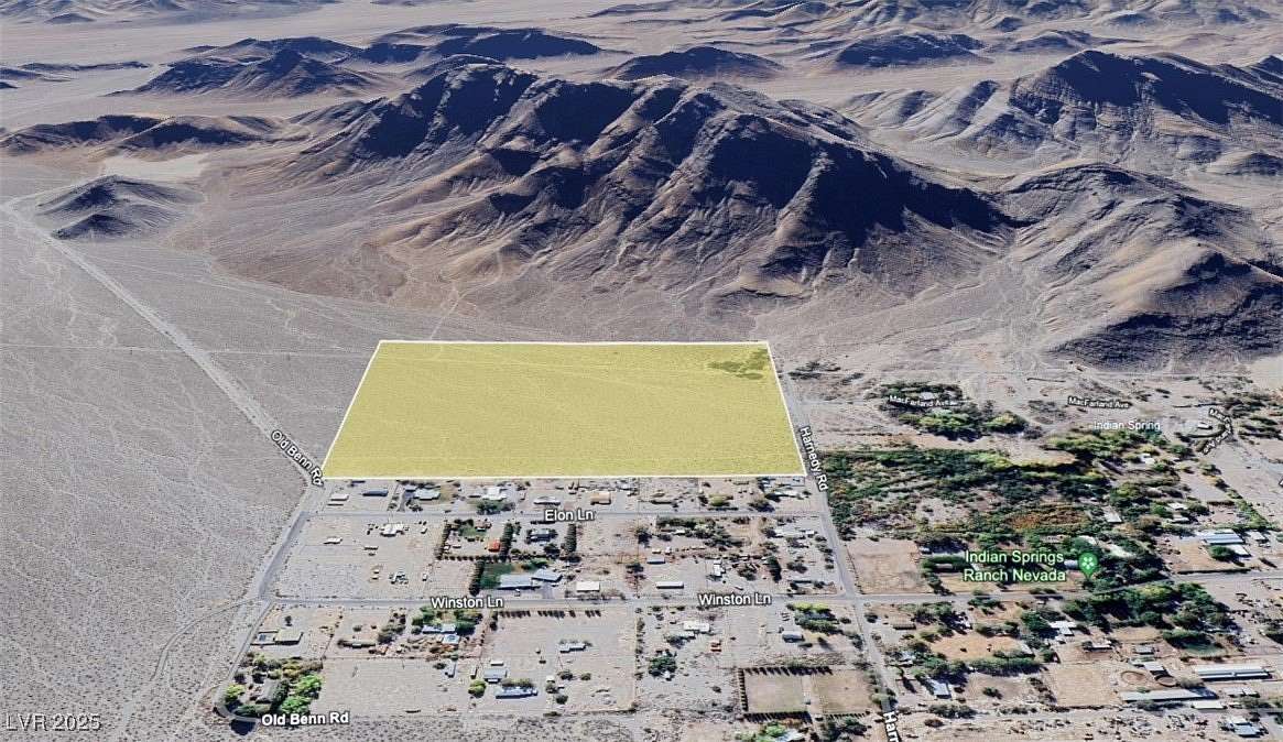 38.6 Acres of Land for Sale in Indian Springs, Nevada