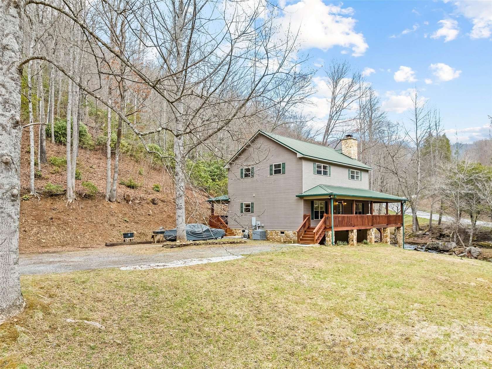 14.2 Acres of Land with Home for Sale in Robbinsville, North Carolina
