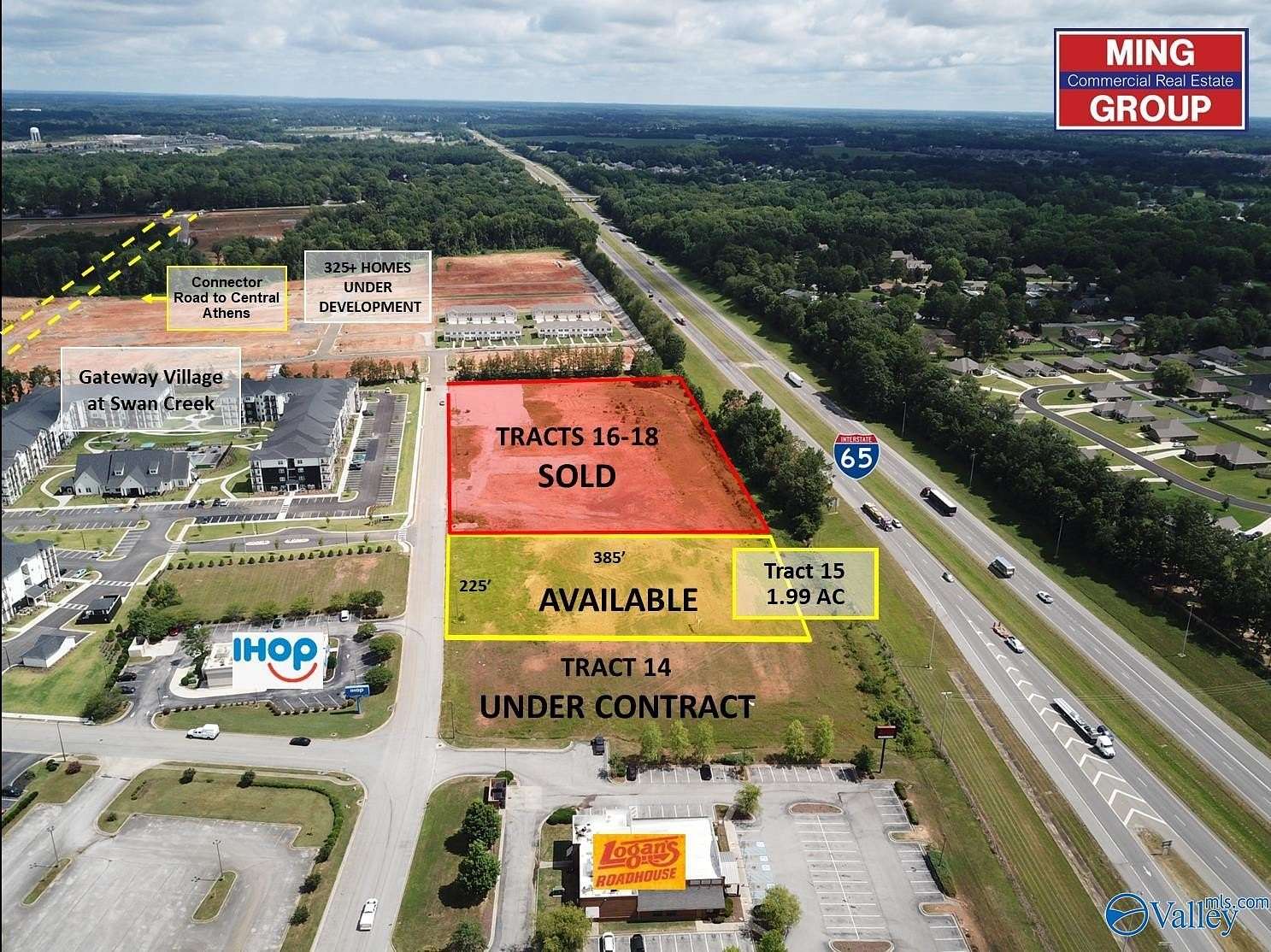 2 Acres of Commercial Land for Sale in Athens, Alabama
