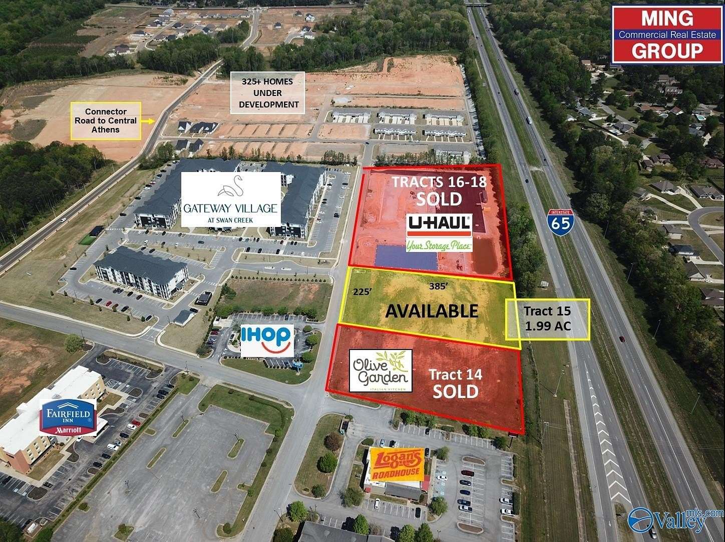 2 Acres of Commercial Land for Sale in Athens, Alabama
