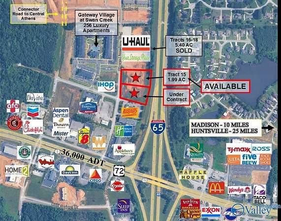 2 Acres of Mixed-Use Land for Sale in Athens, Alabama