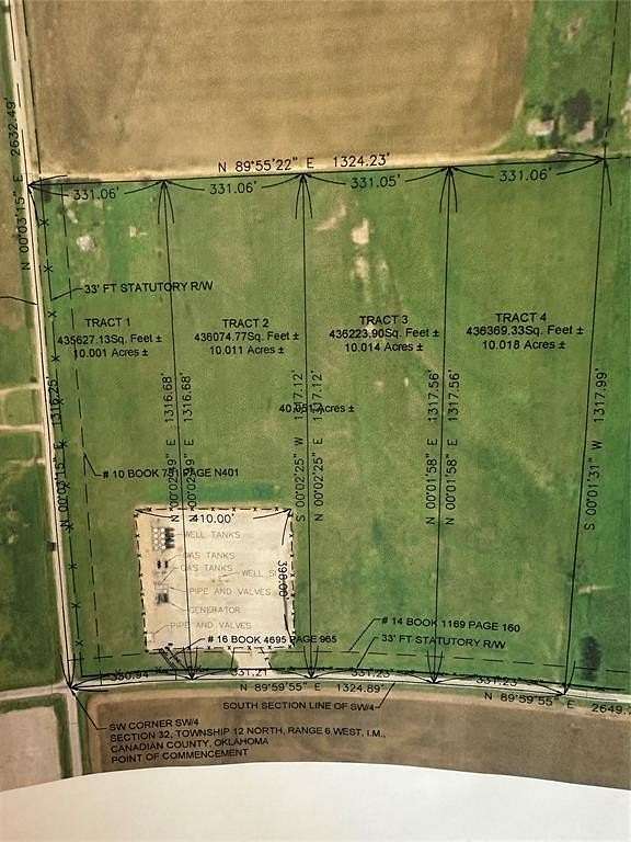 10 Acres of Land for Sale in El Reno, Oklahoma