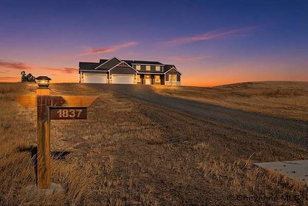 4.76 Acres of Land with Home for Sale in Cheyenne, Wyoming