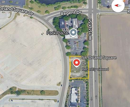 0.75 Acres of Commercial Land for Sale in Orland Park, Illinois