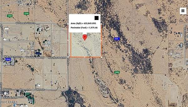 10 Acres of Residential Land for Sale in Wittmann, Arizona