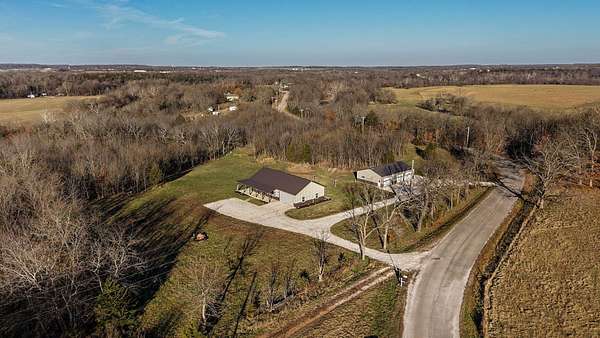 9 Acres of Residential Land with Home for Sale in Fair Grove, Missouri