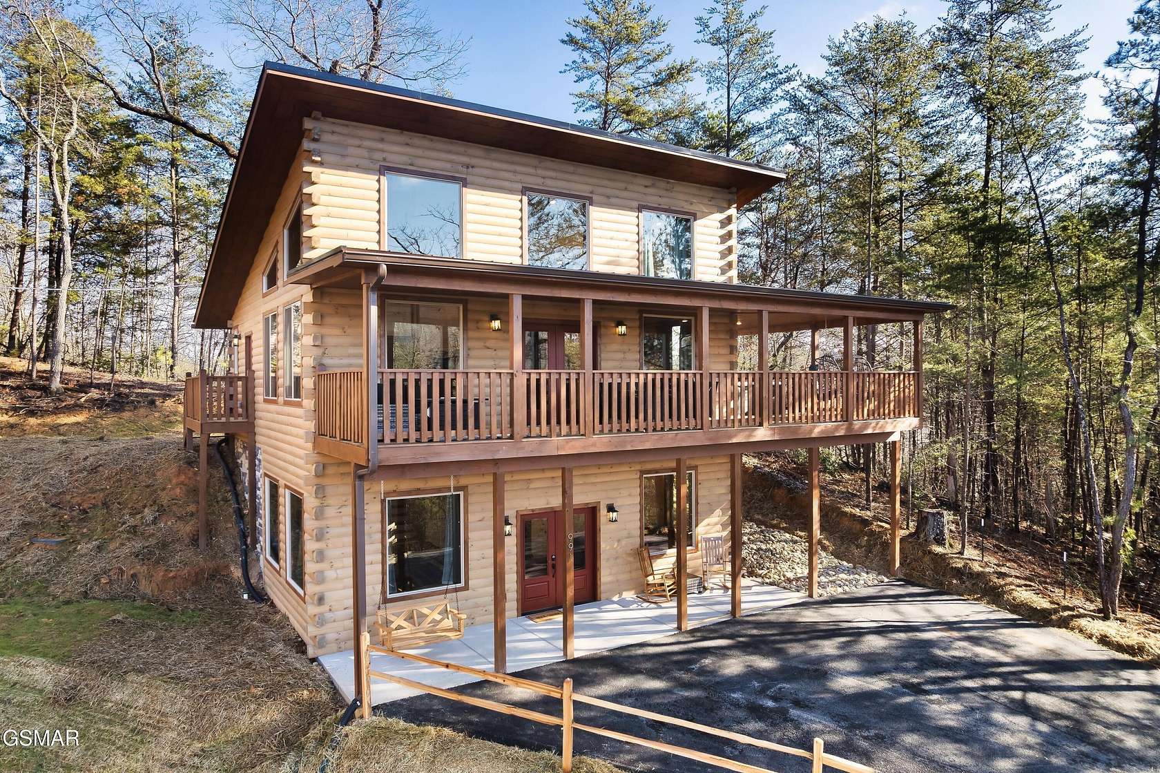 3.77 Acres of Residential Land with Home for Sale in Sevierville, Tennessee