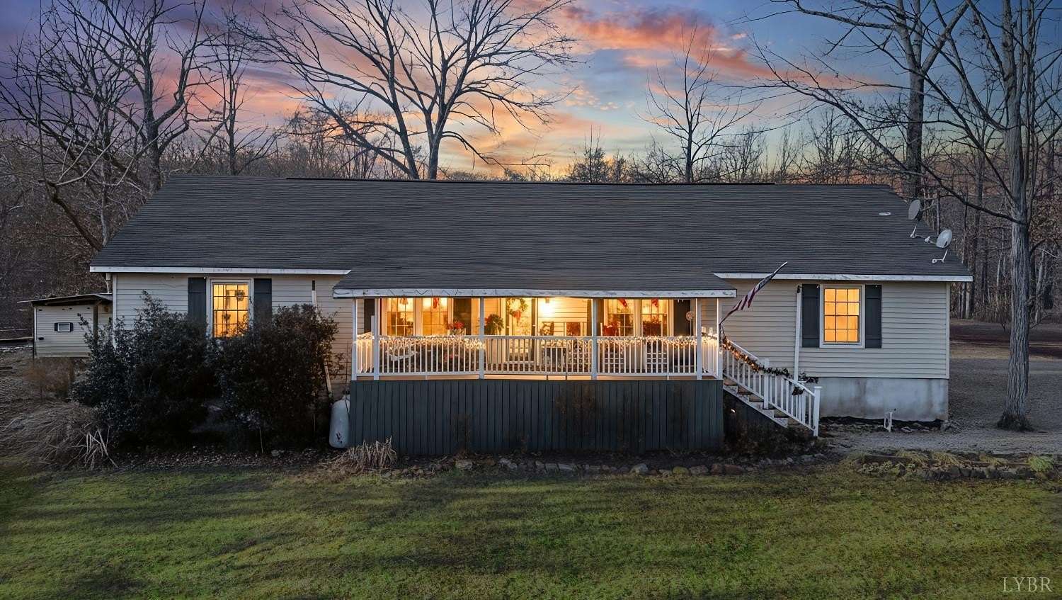 26.8 Acres of Recreational Land with Home for Sale in Concord, Virginia