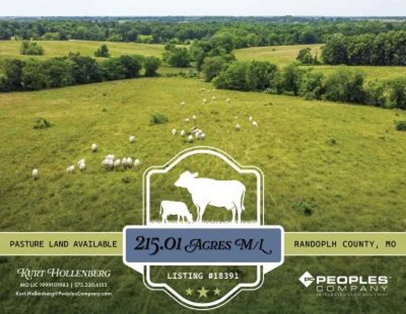 215 Acres of Recreational Land & Farm for Sale in Huntsville, Missouri