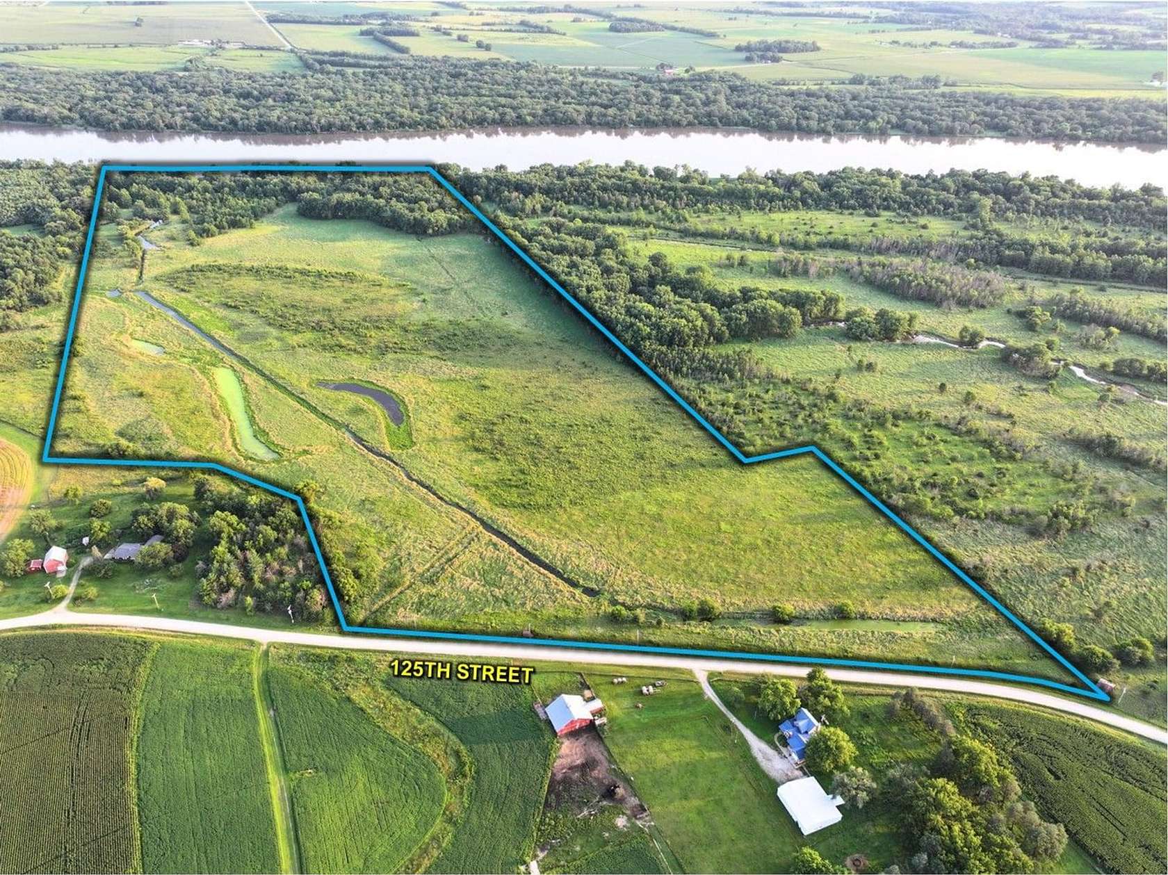 94.9 Acres of Recreational Land for Sale in Columbus Junction, Iowa
