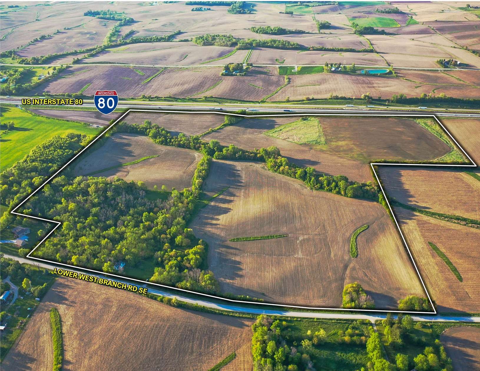 112 Acres of Recreational Land & Farm for Sale in Iowa City, Iowa