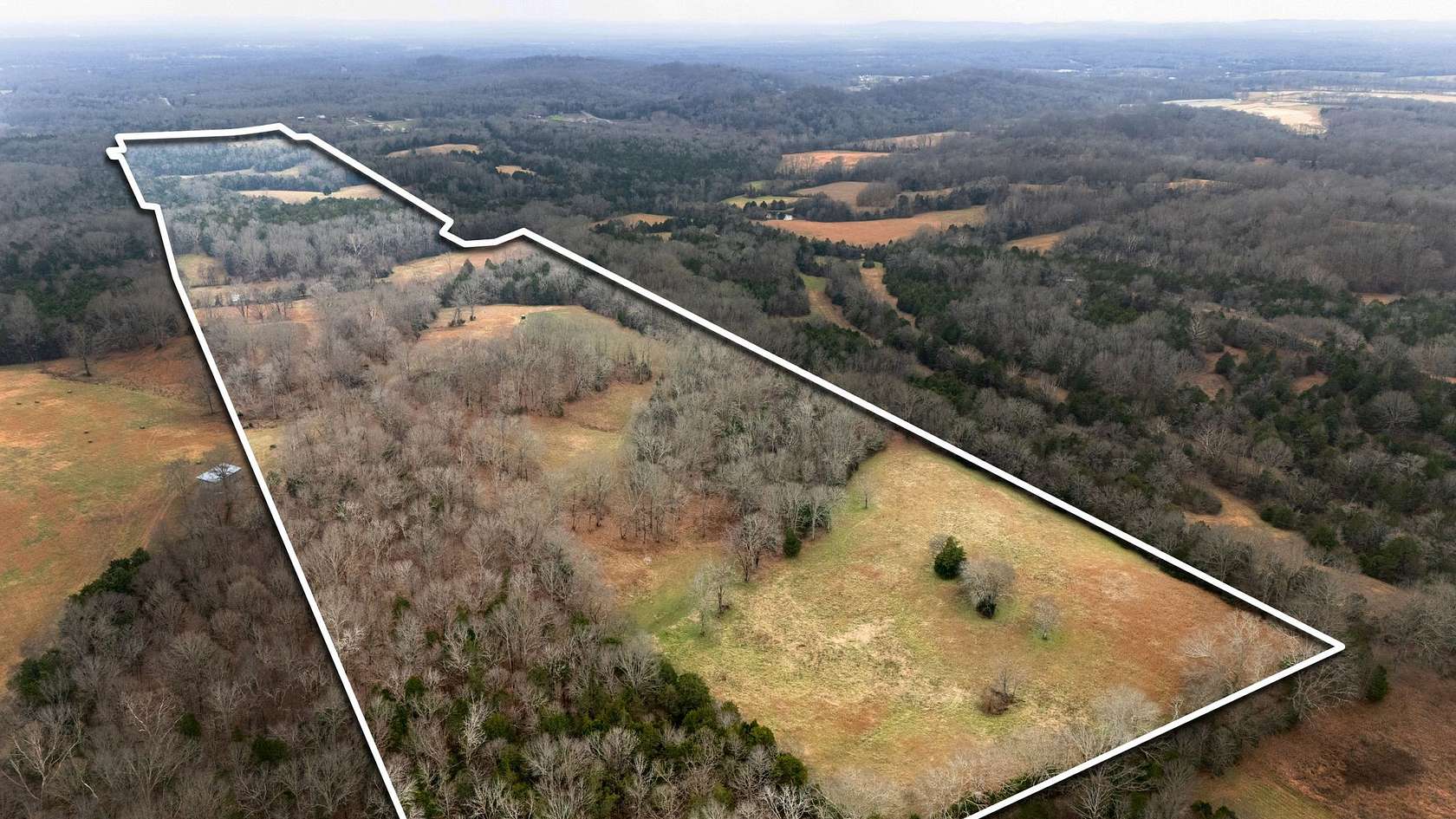 120 Acres of Recreational Land for Sale in Spring Hill, Tennessee
