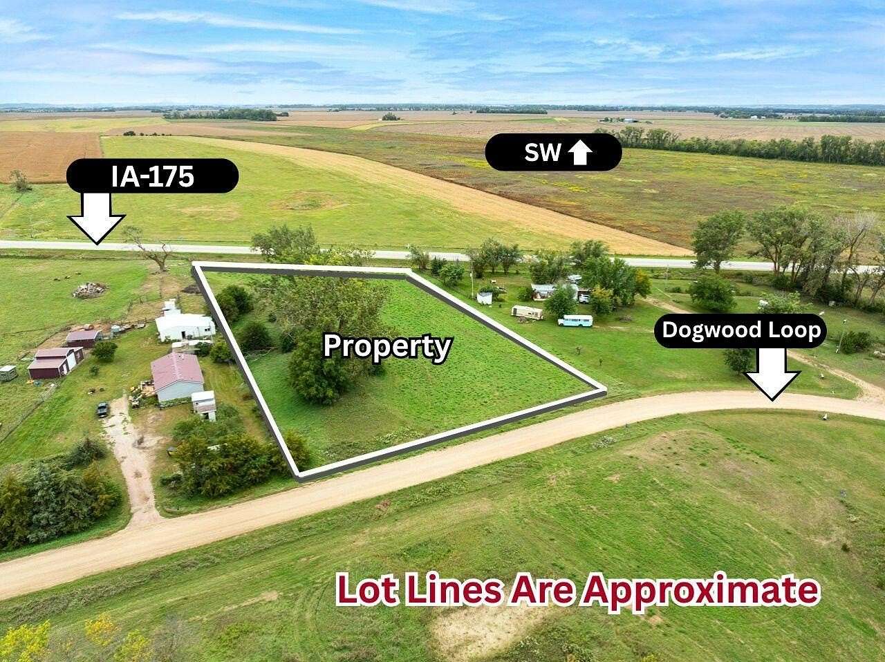 2 Acres of Residential Land for Sale in Onawa, Iowa