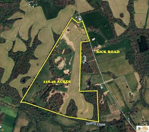 118 Acres of Agricultural Land for Sale in Glasgow, Kentucky