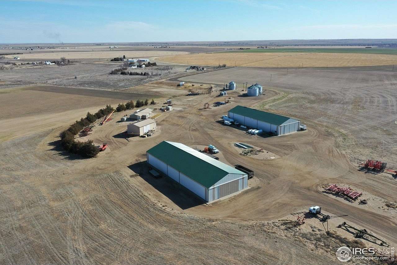 1,633 Acres of Agricultural Land with Home for Sale in Wiggins, Colorado