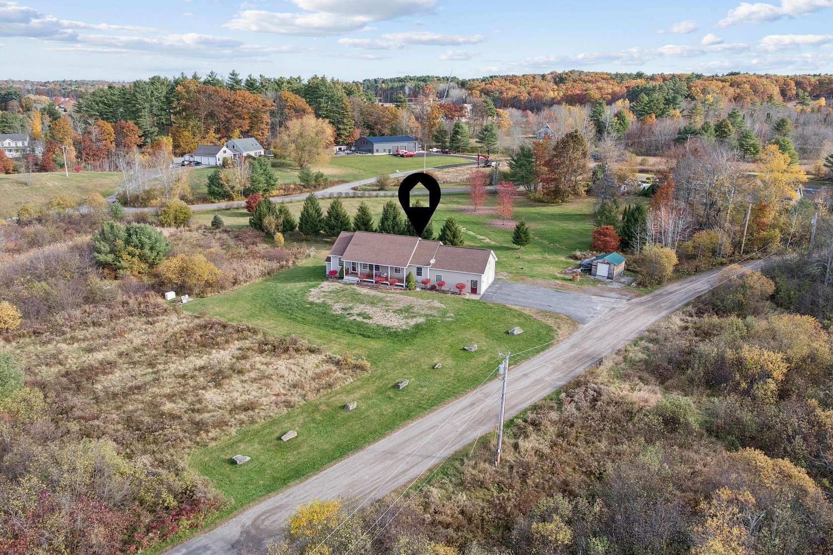 2.58 Acres of Residential Land with Home for Sale in Windham Town, Maine
