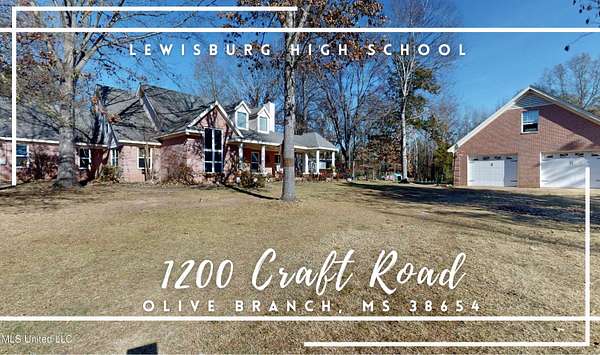 12.9 Acres of Land with Home for Sale in Olive Branch, Mississippi