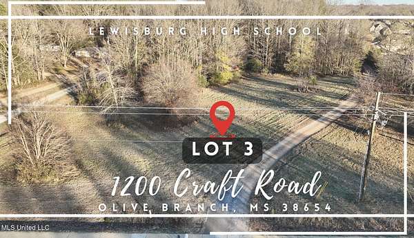 3.3 Acres of Residential Land for Sale in Olive Branch, Mississippi