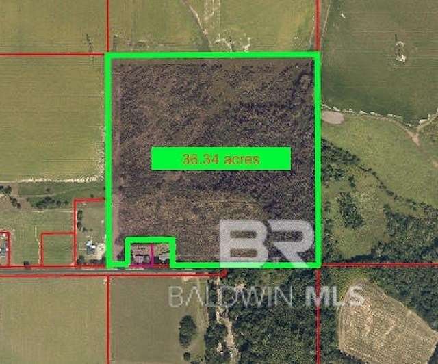 36.3 Acres of Land for Sale in Robertsdale, Alabama
