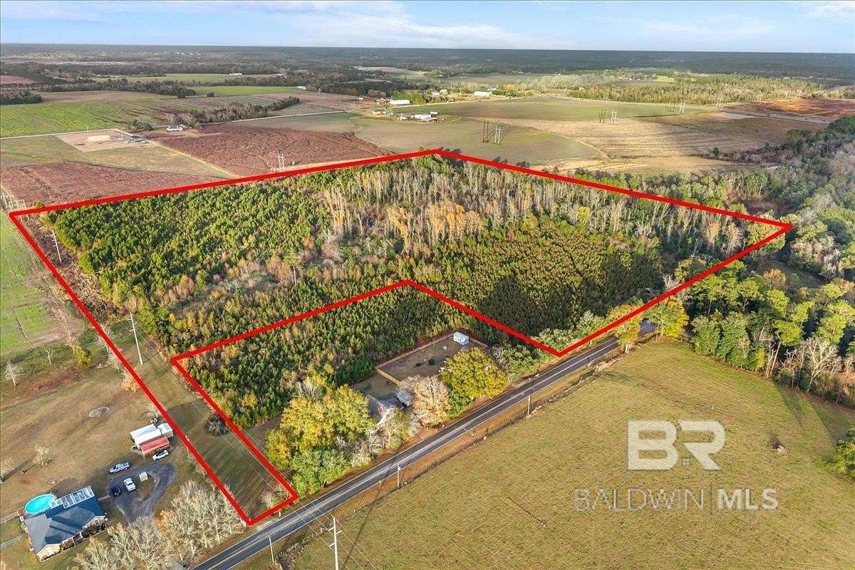 36.3 Acres of Recreational & Residential Land for Sale in Robertsdale, Alabama